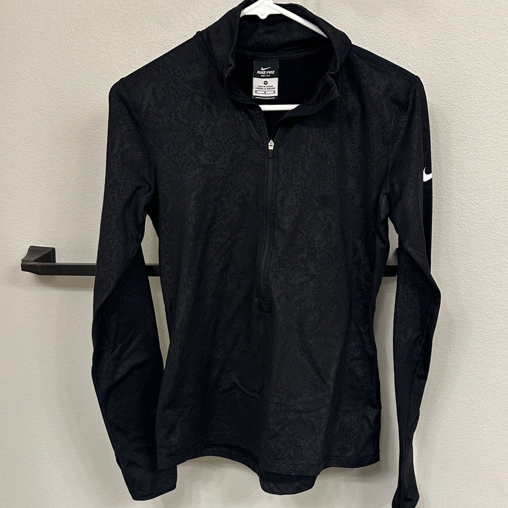 Nike Black Long Sleeve Top